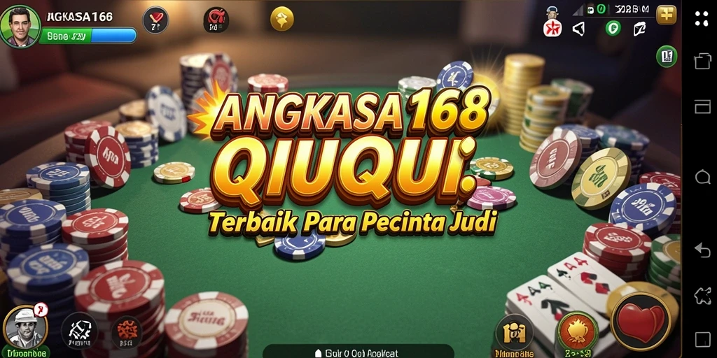 Tangkapan layar utama gameplay QiuQiu di ANGKASA168.