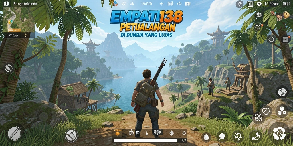 Screenshot utama EMPATI138 menampilkan gameplay eksplorasi Open World yang mendalam.