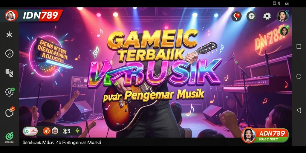 Screenshot IDN789 menampilkan gameplay yang seru dan penuh irama.