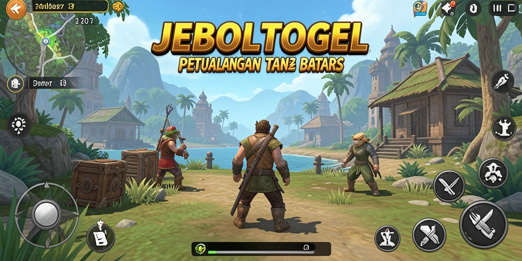 Tampilan gameplay menarik dari JEBOLTOGEL di dunia terbuka.