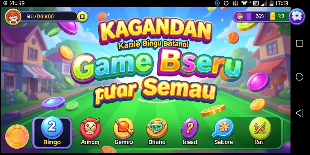 Tampilan menarik gameplay Bingo di KAGANDAN.