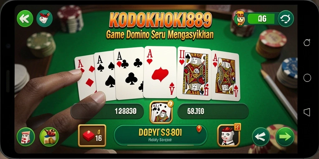 Tampilan gameplay yang menarik dari KODOKHOKI889 dengan efek visual yang mengagumkan.
