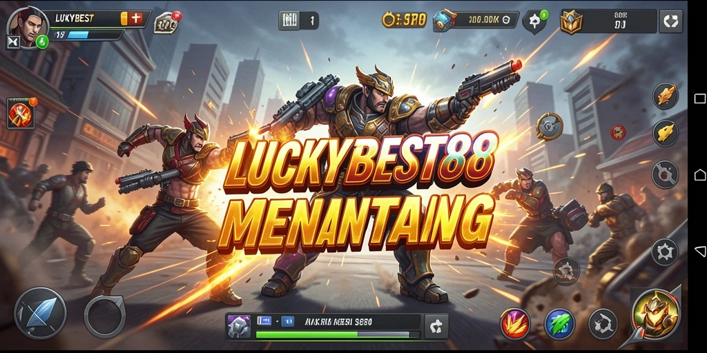 Screenshot gameplay LUCKYBEST88 yang penuh aksi dan seru.