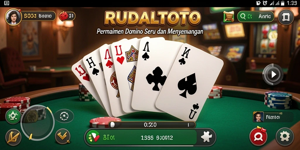 Tampilan menarik dari gameplay RUDALTOTO yang menegangkan.
