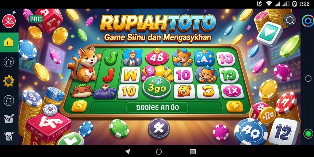 Tampilan menarik dari permainan Bingo di RUPIAHTOTO.
