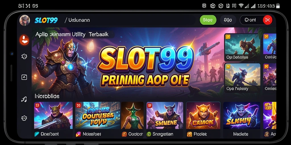 Tampilan antarmuka SLOT99 saat mengoptimalkan kinerja perangkat.